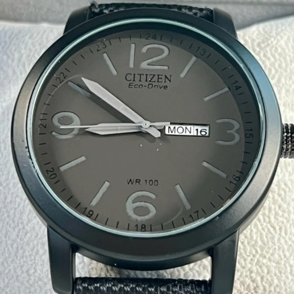 Citizen Eco-Drive Day Date Casual Designer Sport Men’s Watch